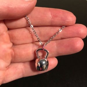 Kettlebell Necklace 18" NEW Handmade